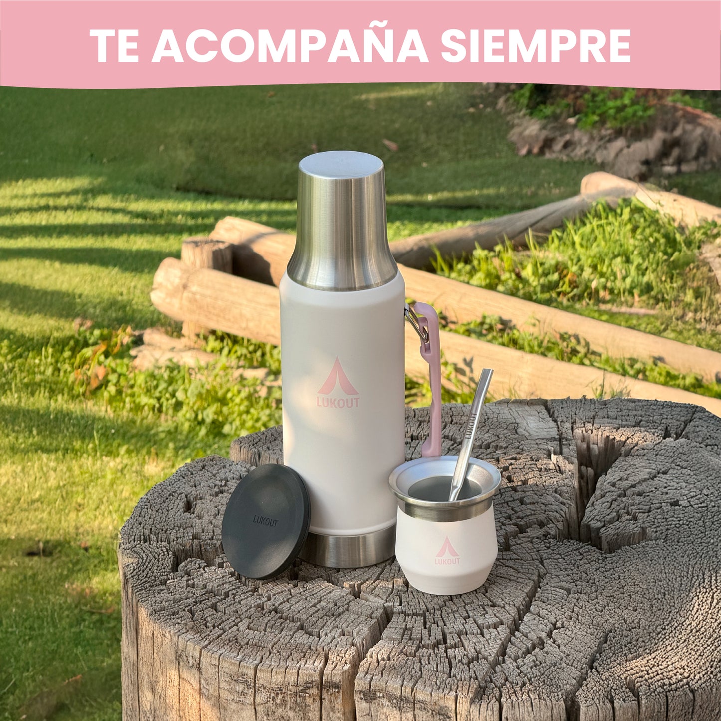 Kit Termo Mate Flow PRO 1200 ml + Mate 170 ml