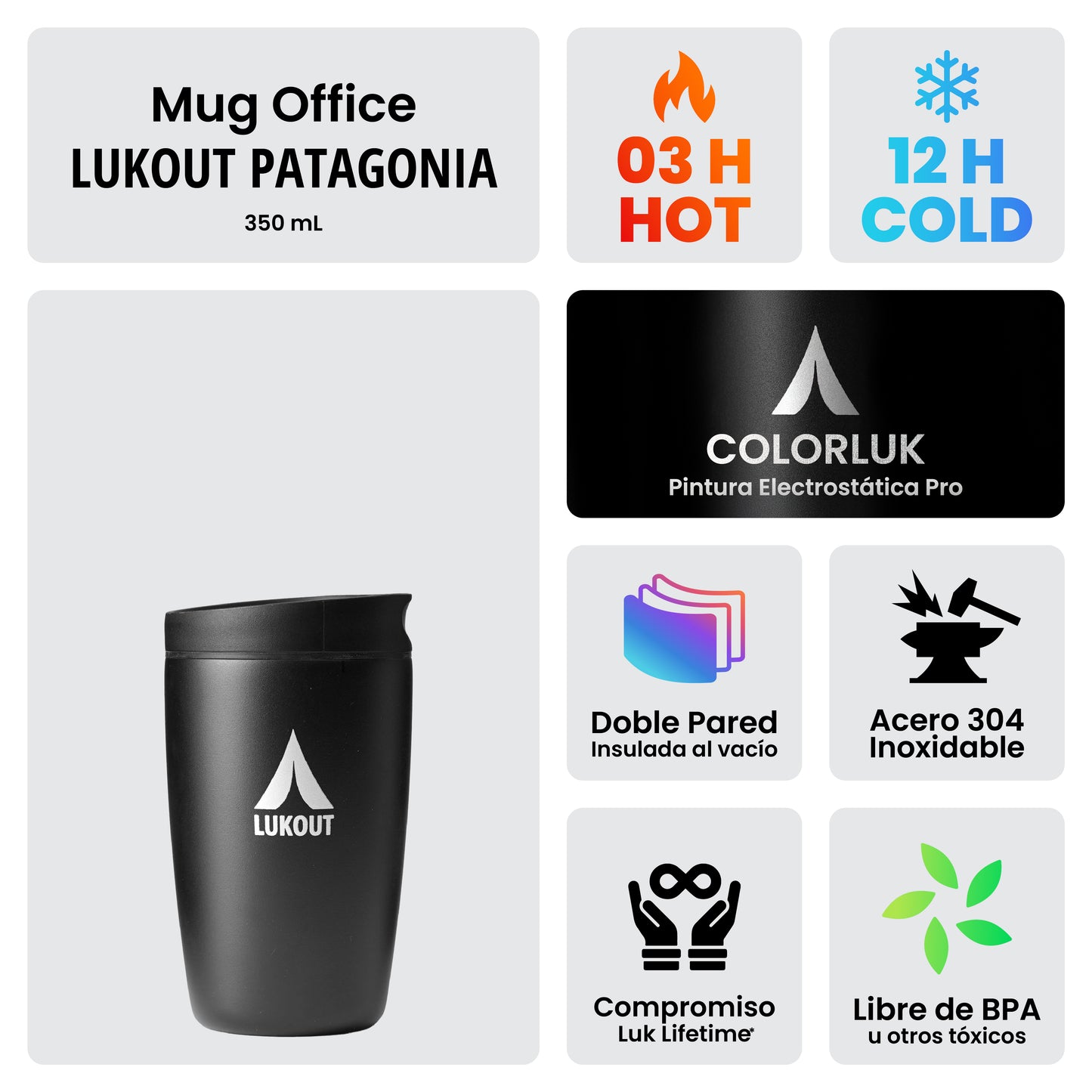 Set de 2 Mug Patagonia 350 ml