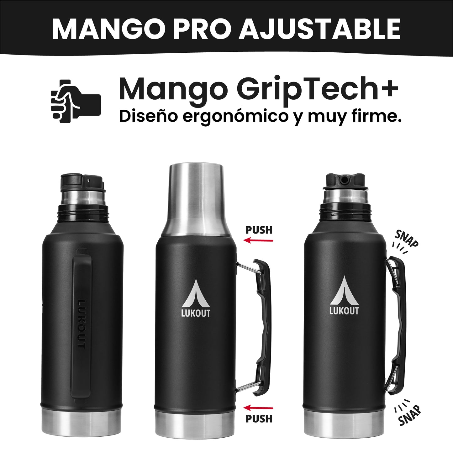 Kit Termo Mate Flow PRO 1200 ml + Mate 170 ml
