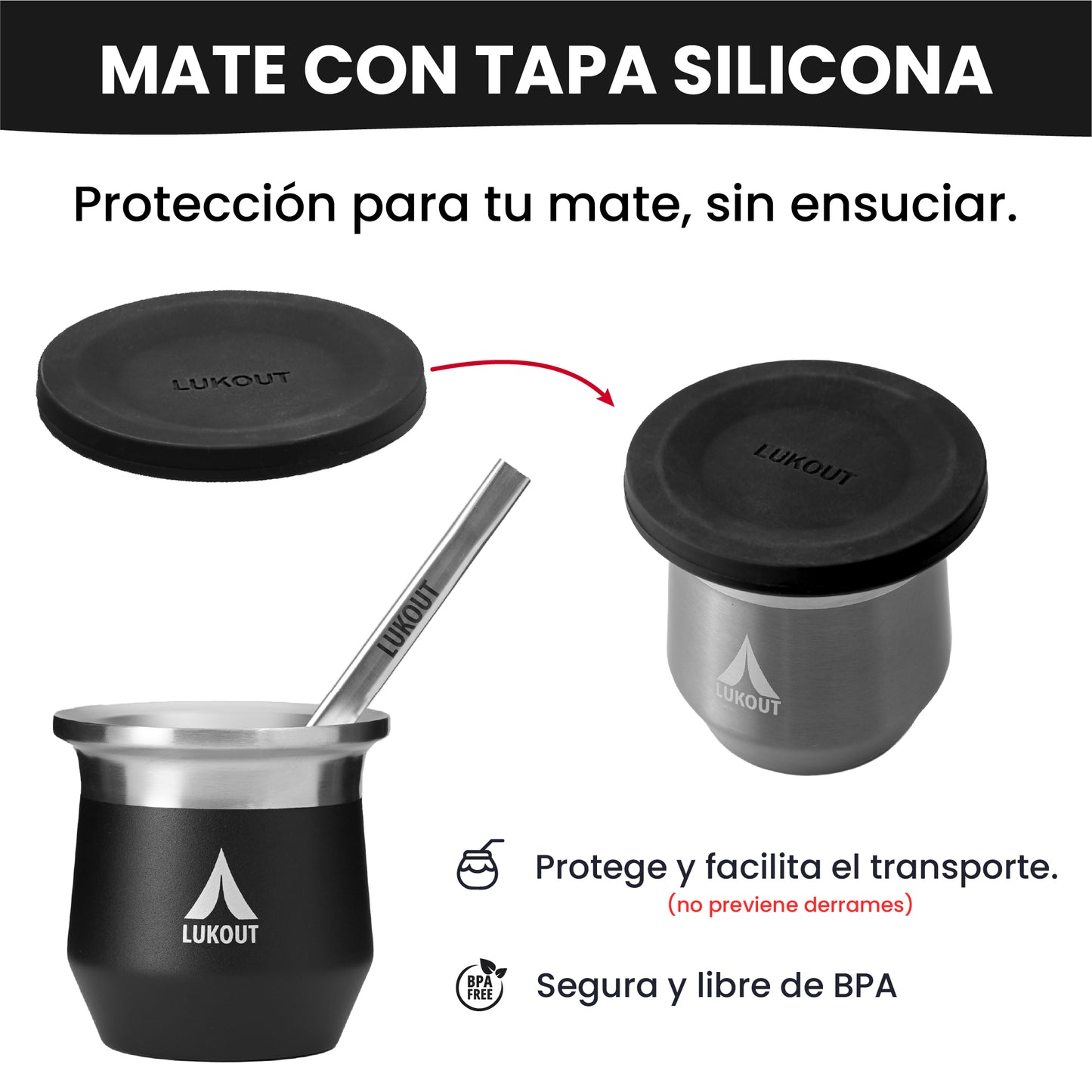 Kit Termo Mate Flow PRO 1200 ml + Mate 170 ml