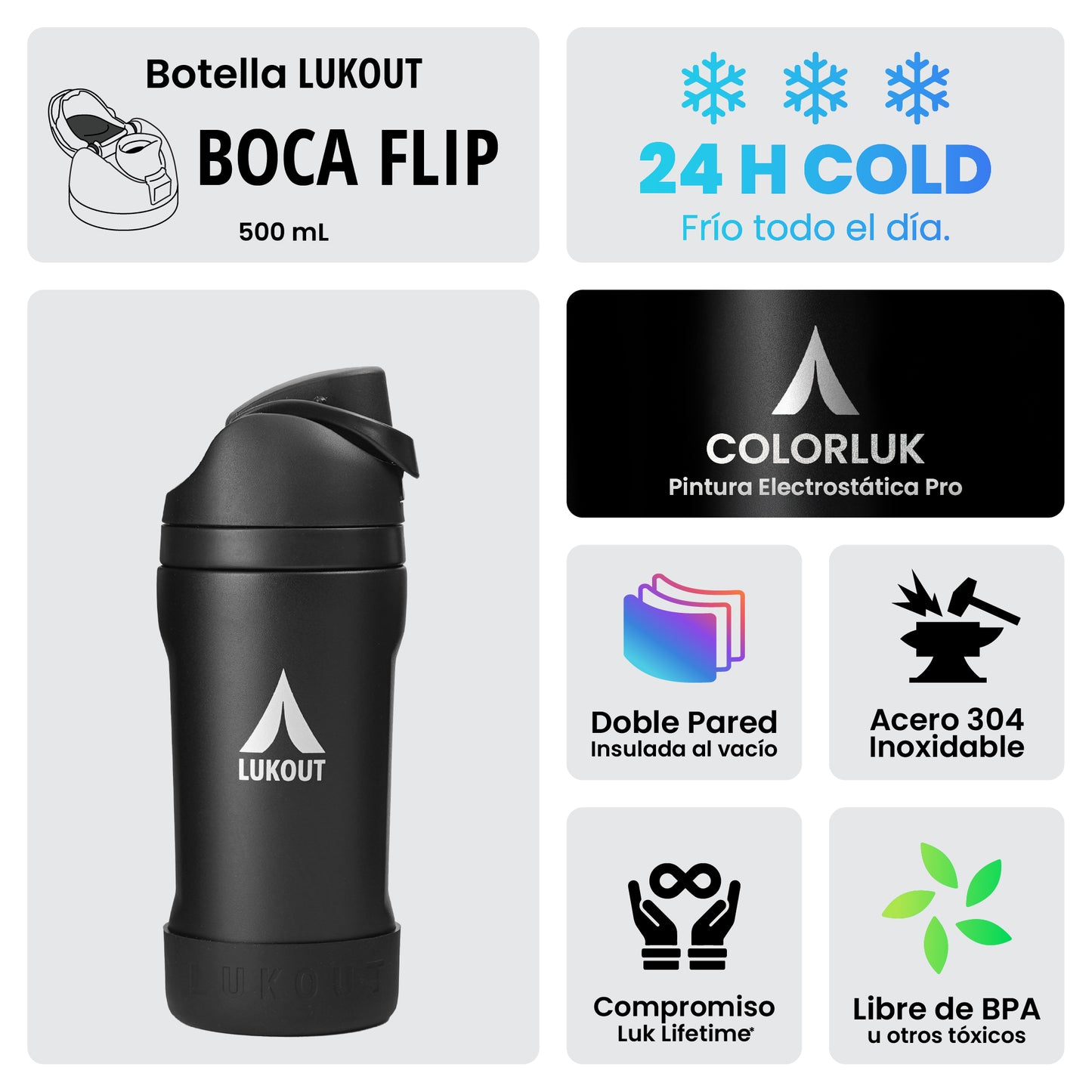 Botella Flip 500 ml