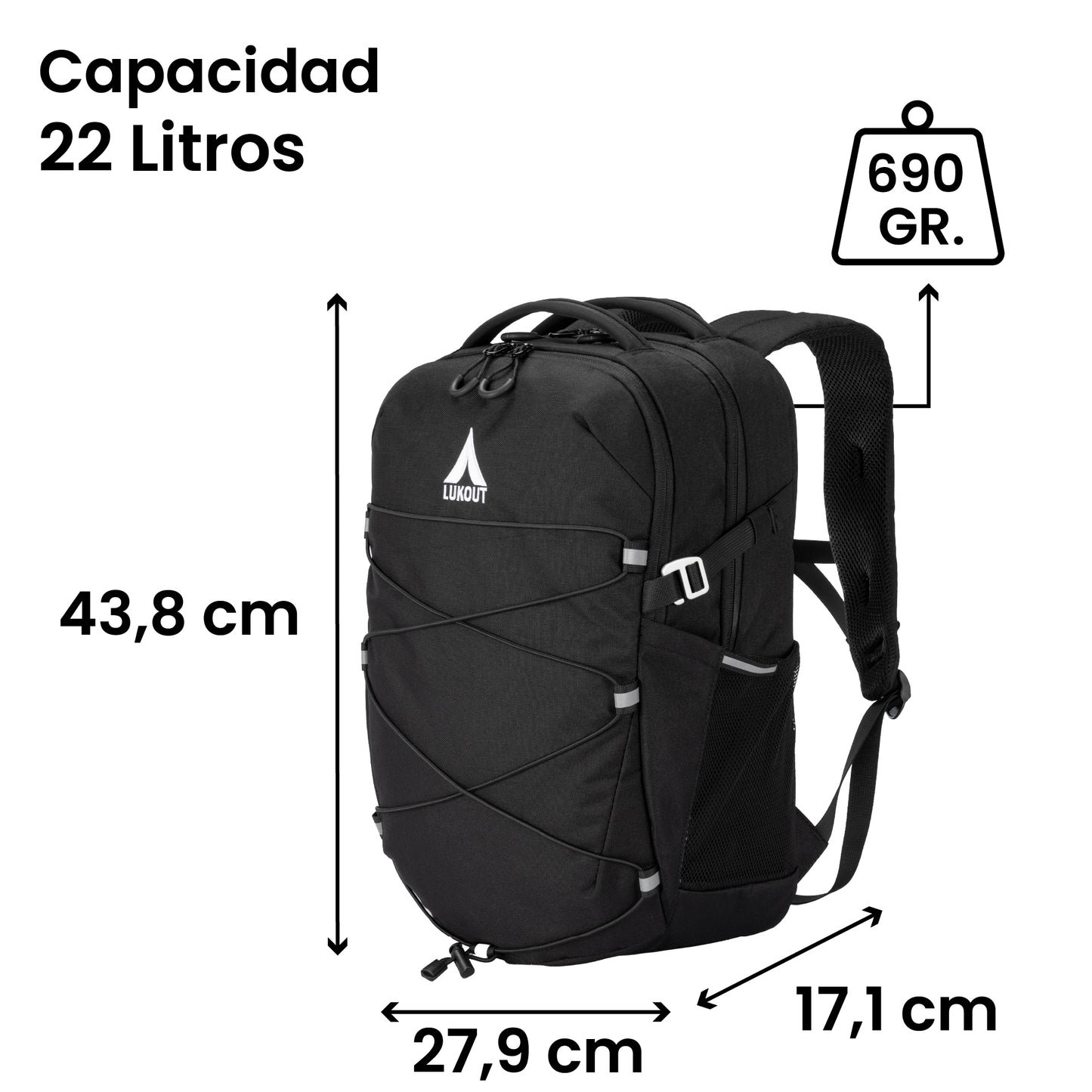 MOCHILA SPORT 22 litros