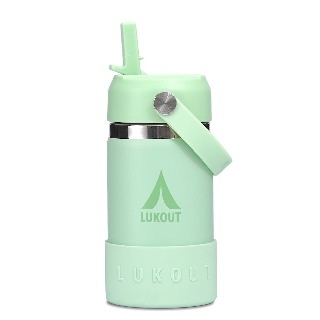 Boca Ancha 350 ml / Bombilla - Verde Pastel