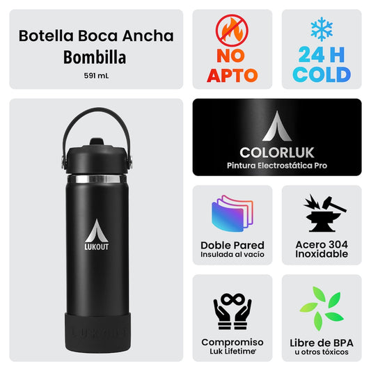 Boca Ancha 591 ml / Bombilla