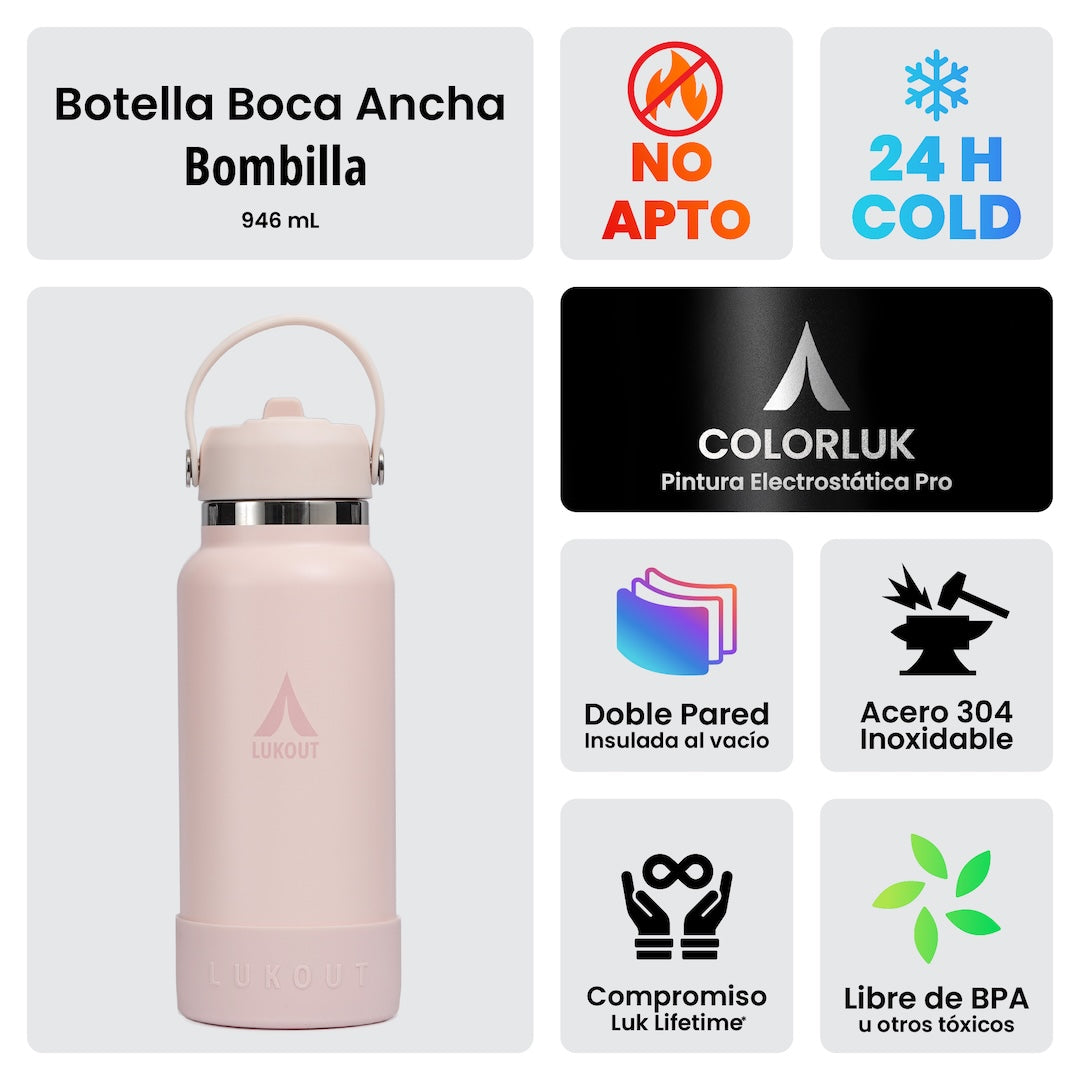 Boca Ancha 946 ml / Bombilla
