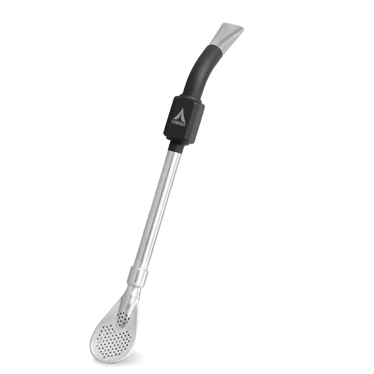 Bombilla Mate Cuchara Pro - Negro