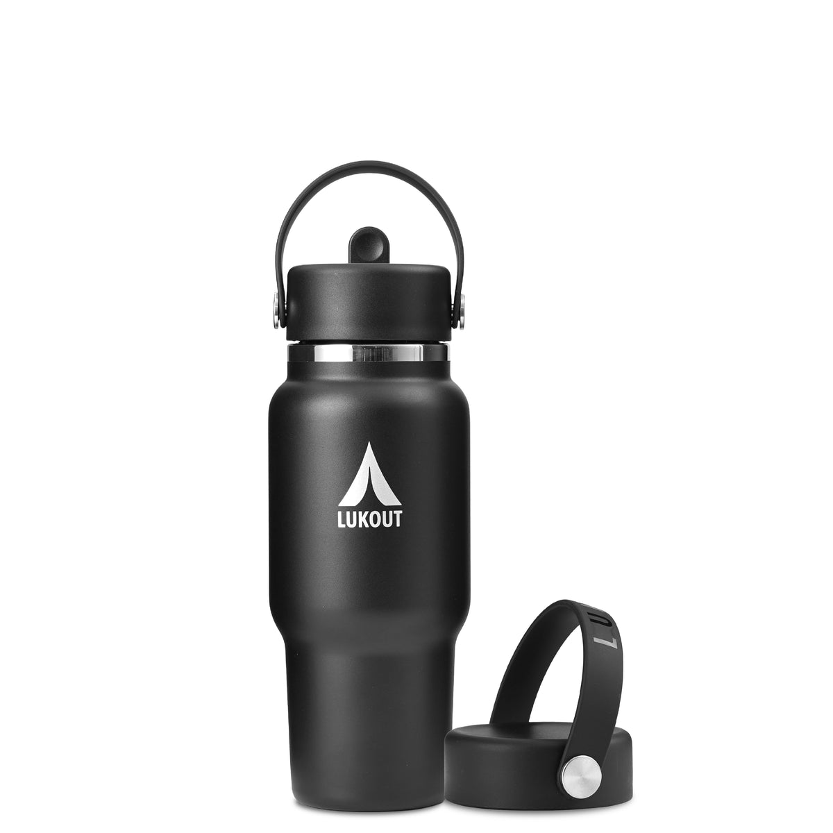 Botella Curvy 750 ml - Negro