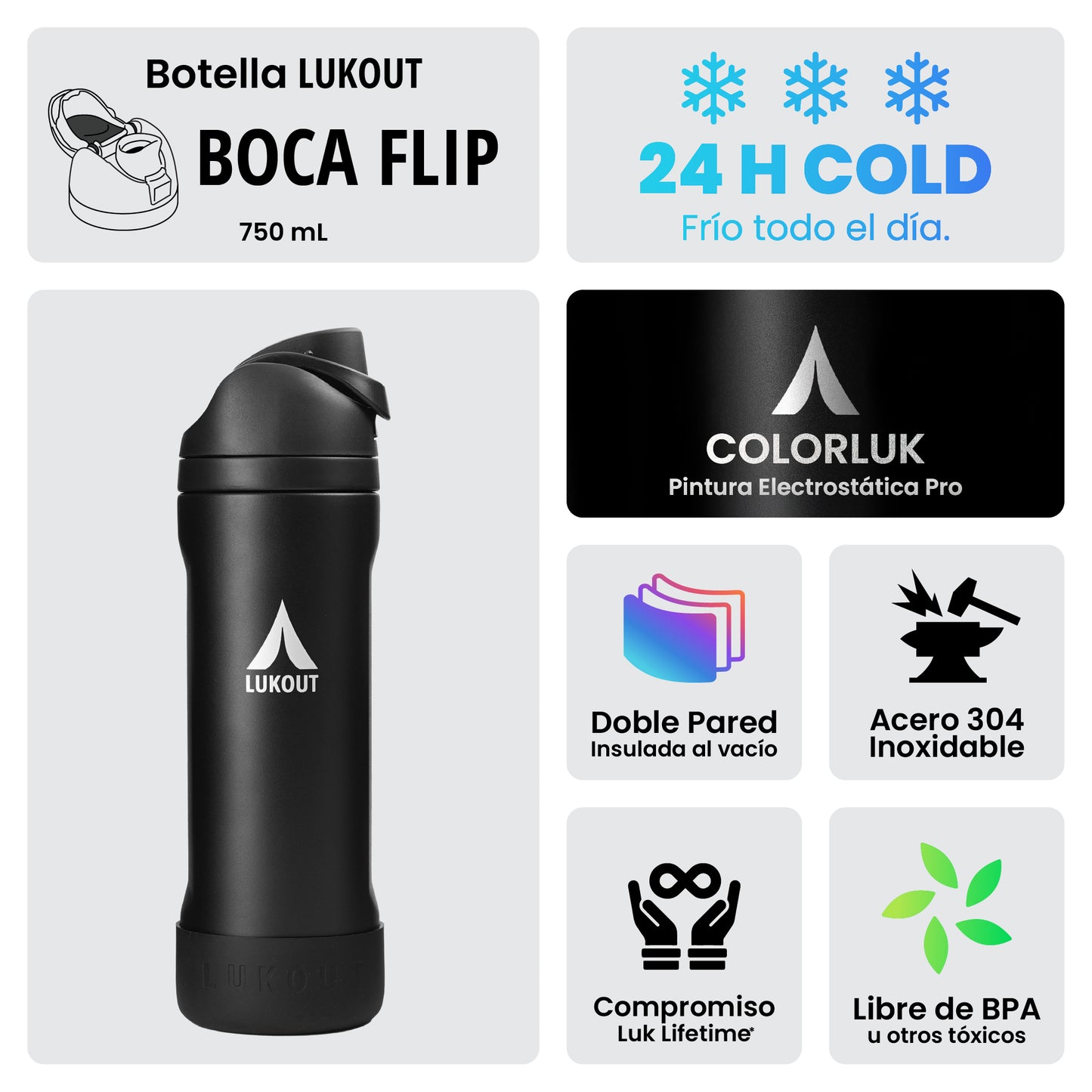 Botella Flip 750 ml