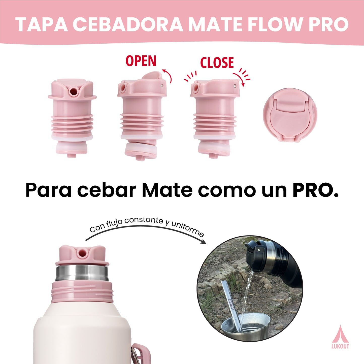 Termo Mate Flow PRO 1200 ml