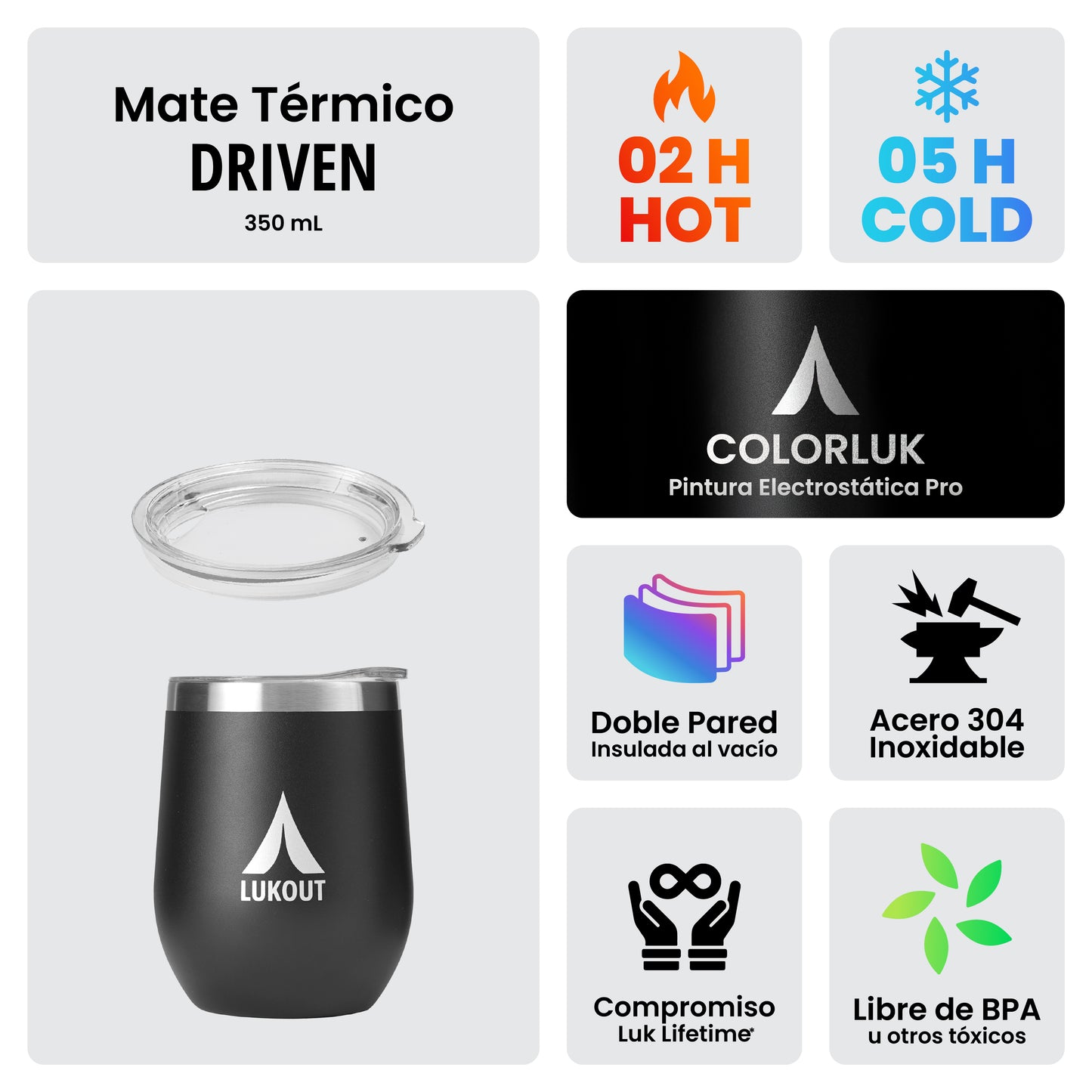 Mate térmico 350 ml