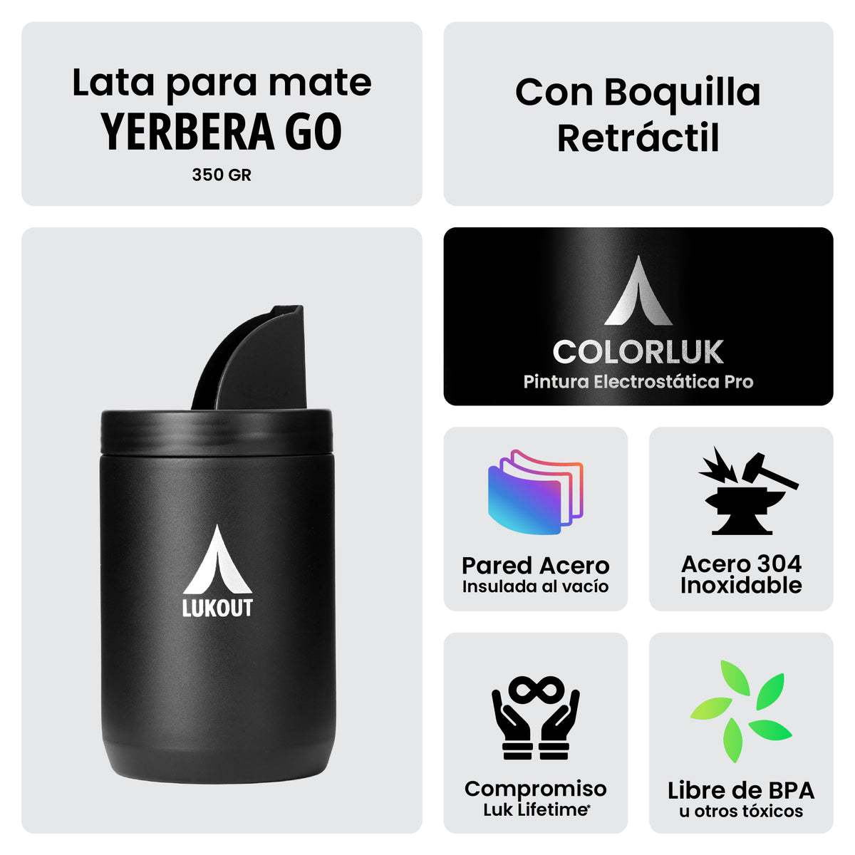 Yerbera Go 350 gr
