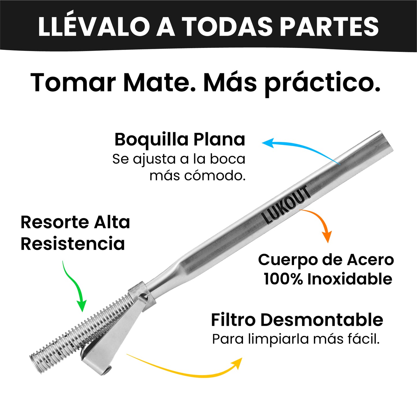 Bombilla Mate Spring