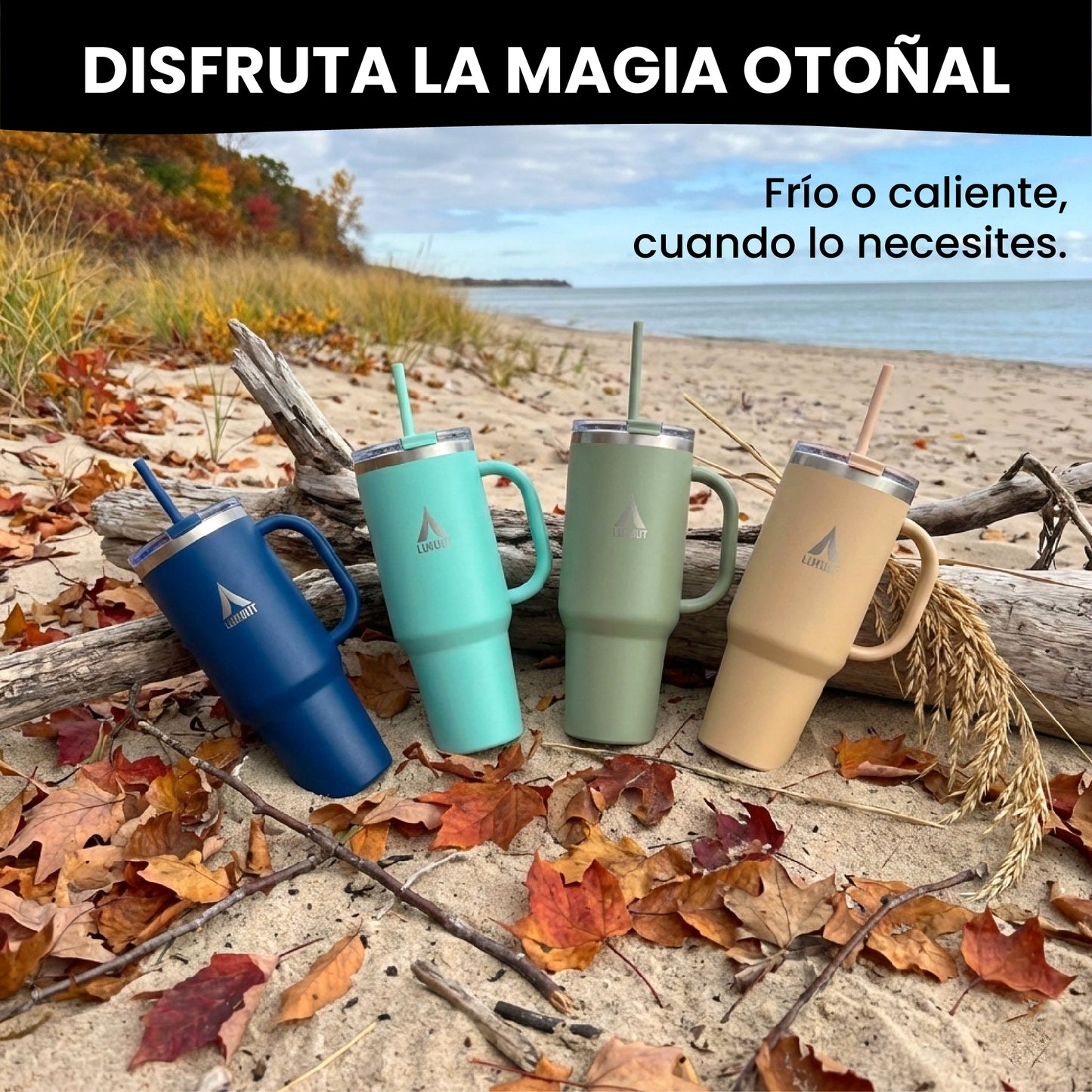 Vaso Travel Tumbler 1200 ml - Colección Otoño