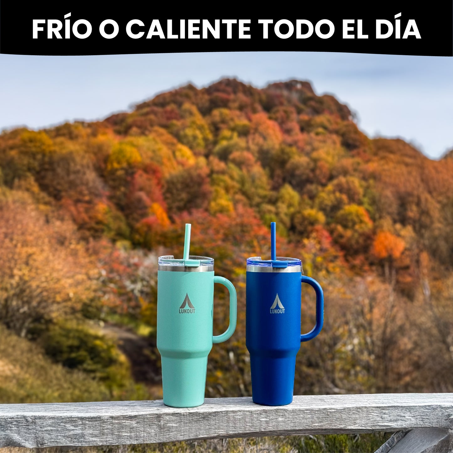 Vaso Travel Tumbler 1200 ml - Colección Otoño
