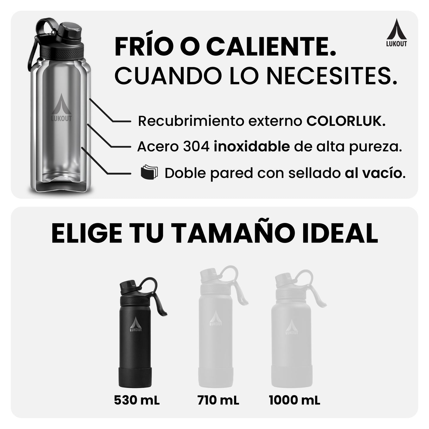 Botella Sport 530 ml / Deportiva