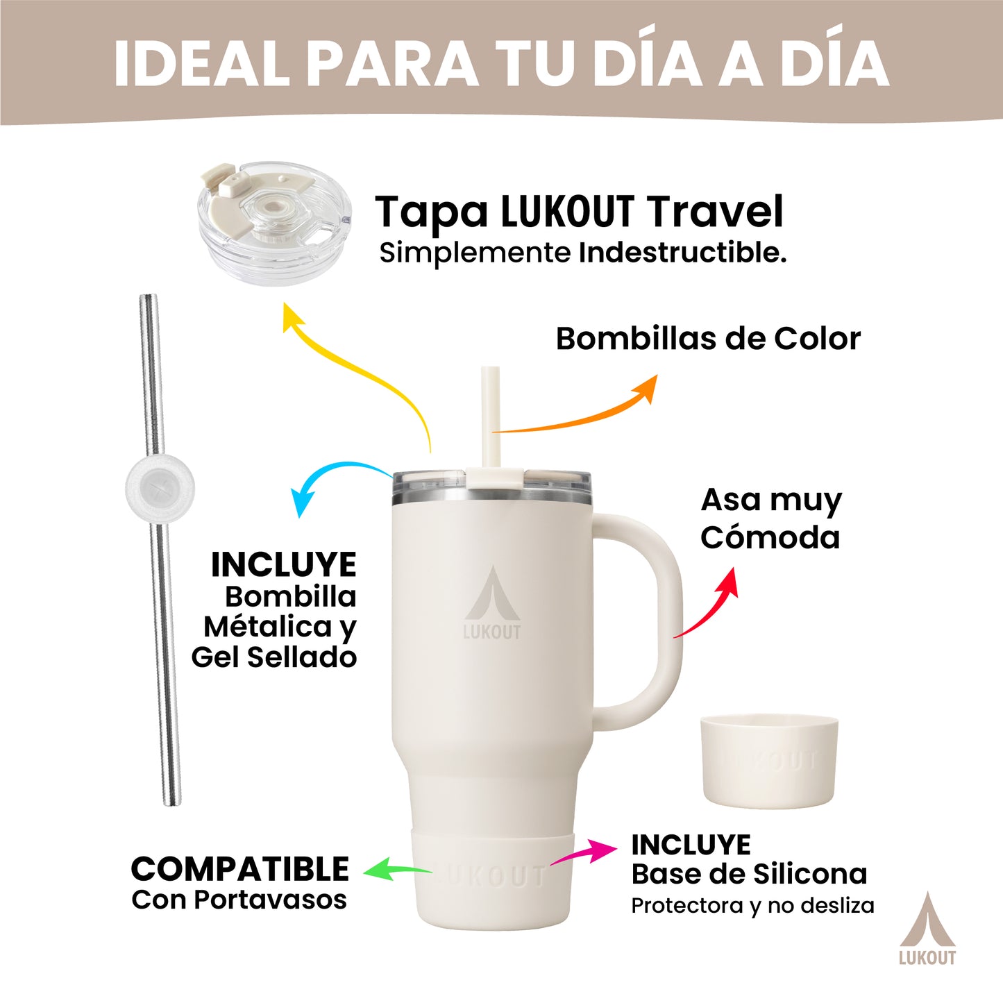 Vaso Travel Tumbler 950 ml