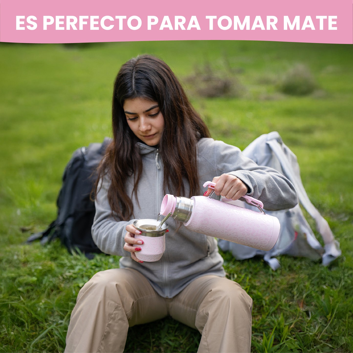 Kit Termo FlowOut 1000 ml + Mate 170 ml