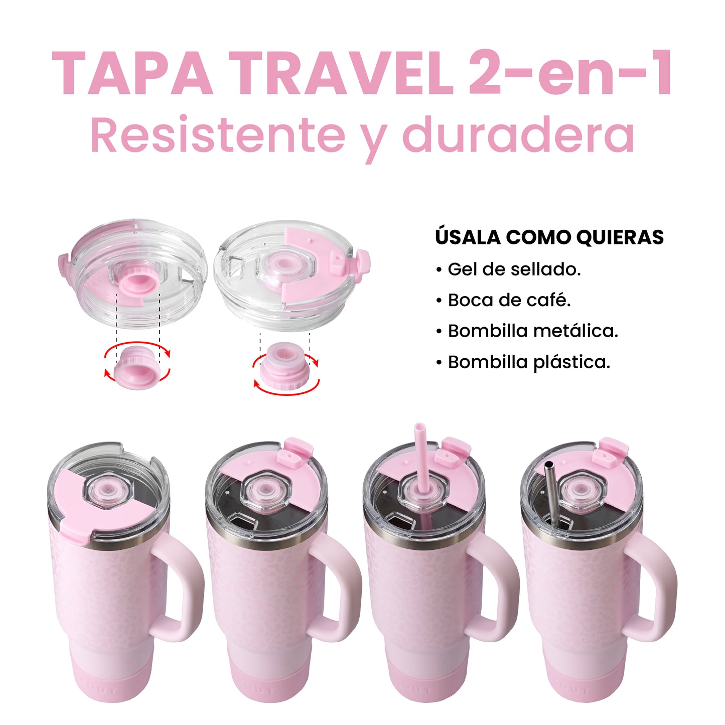 Vaso Travel Tumbler 1200 ml - Animal Print