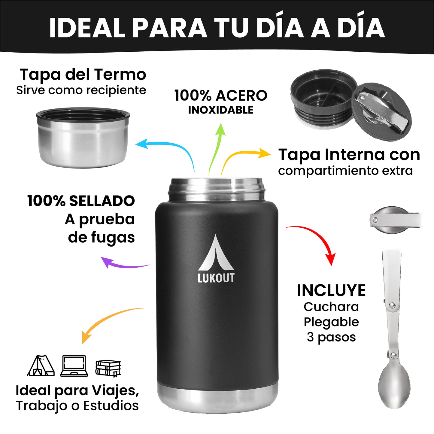 Termo de Comida 750 ml [Pre-Venta 25 marzo]