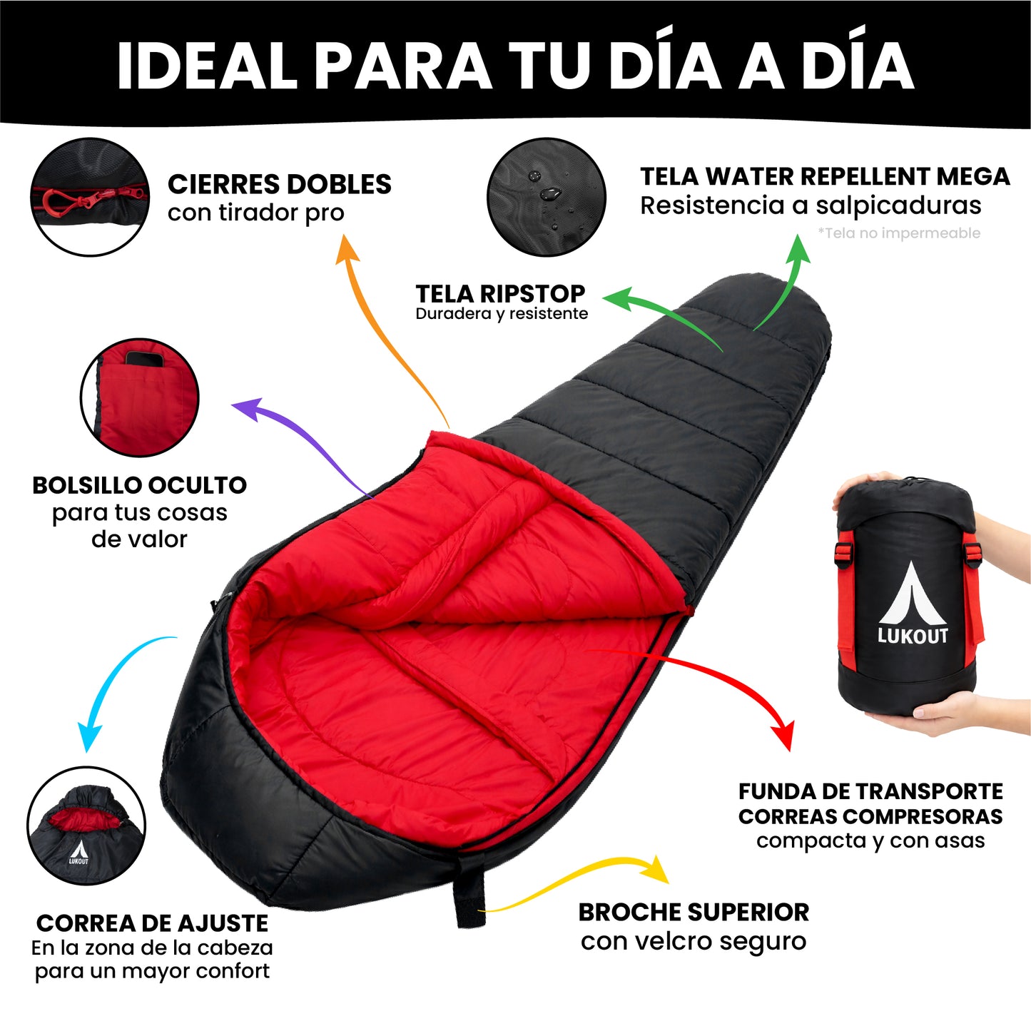 Saco de dormir LUKSLEEP Expedition