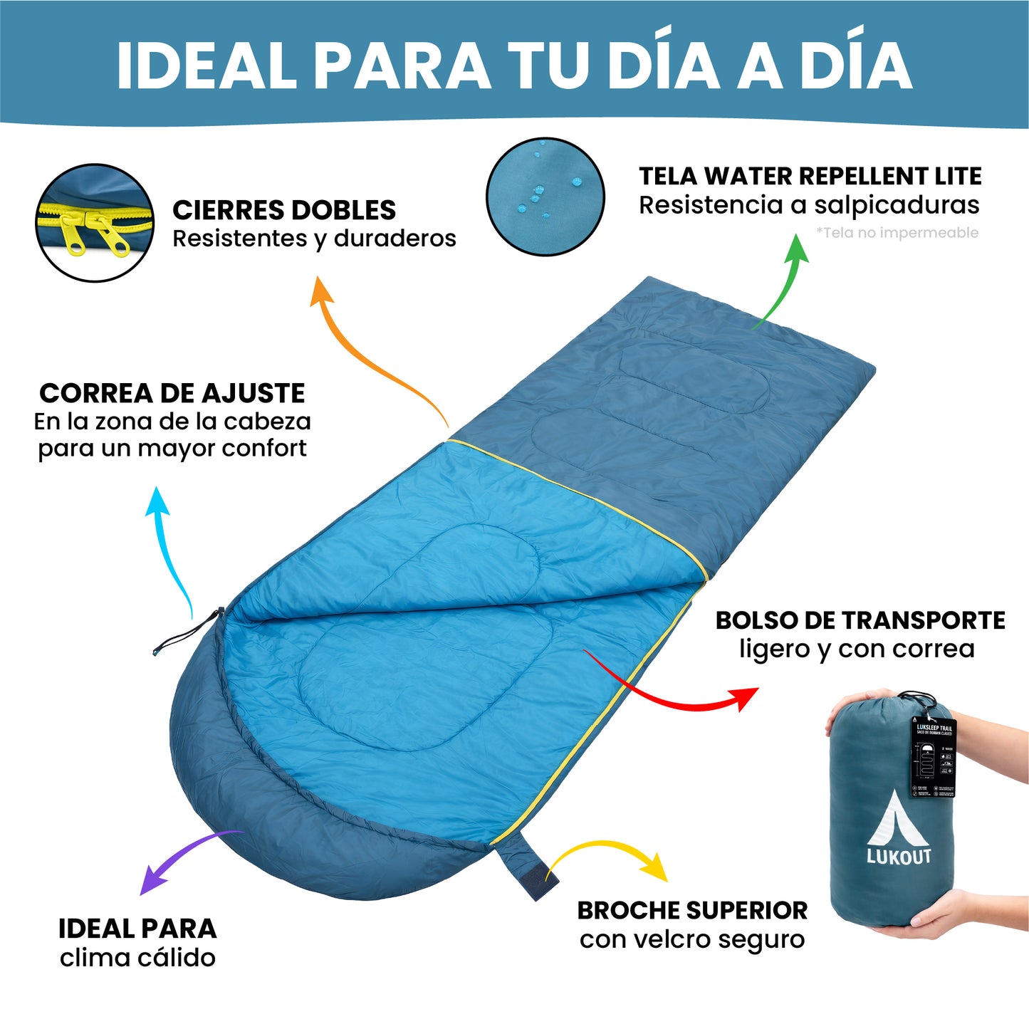 Saco de dormir LUKSLEEP Trail