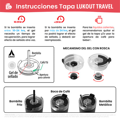 Set de 2 Vasos Travel Tumbler 500 ml