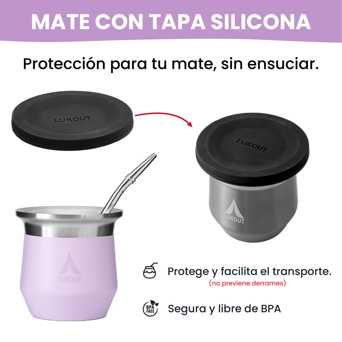 Kit Termo FlowOut 1000 ml + Mate 170 ml