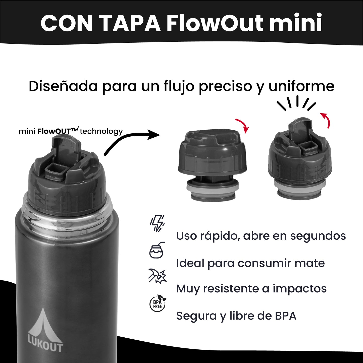 Kit Bala 750 ml + Mate 170 ml