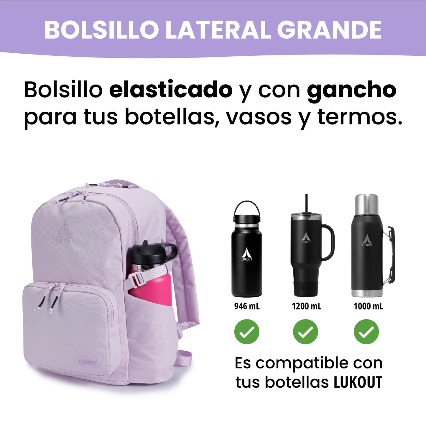 MOCHILA WORK & TRAVEL 20 litros