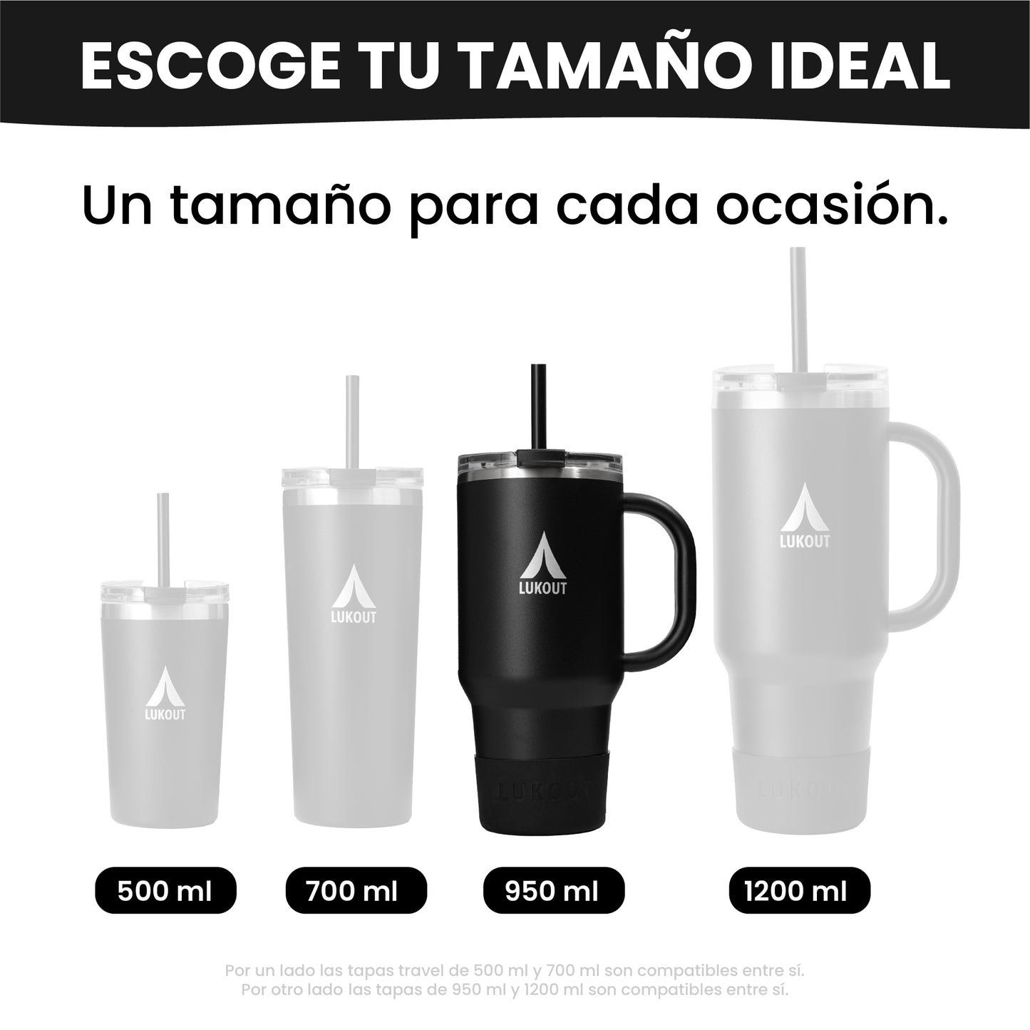 Vaso Travel Tumbler 950 ml