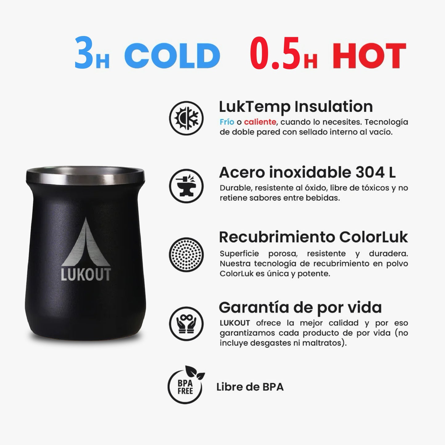 Mate térmico 236 ml