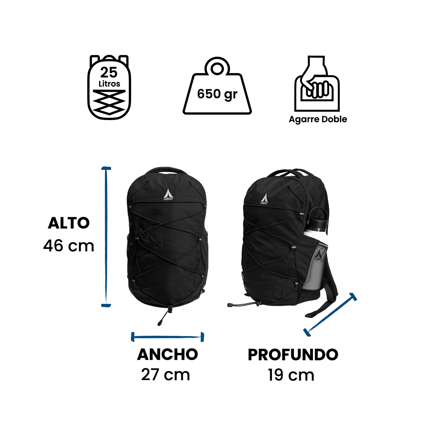 MOCHILA SPORT 25 litros