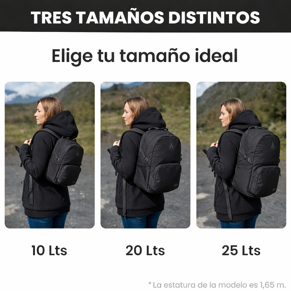 MOCHILA WORK & TRAVEL Mini 10 litros
